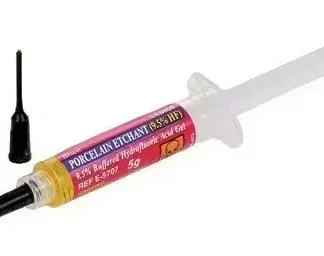 Ácido Fluorhídrico Grabador en Gel para Porcelana al 9.5% Porcelain Etchant, Jer. x 5 g Bisco