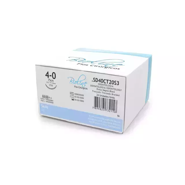 Agujas para Sutura de Seda Bioline Caja x 24 Unidades - Imagen 2