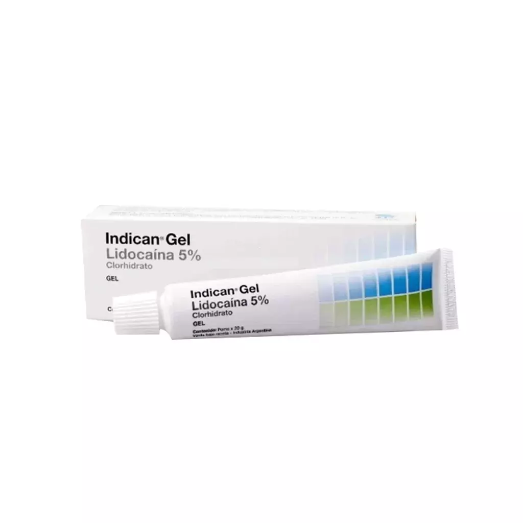 Anestesia Indican Gel 5% Pomo x 20 g