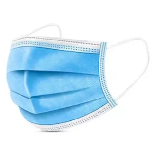 Barbijo / Mascarilla Tricapa x 50 u. Elástico + Clip Nasal