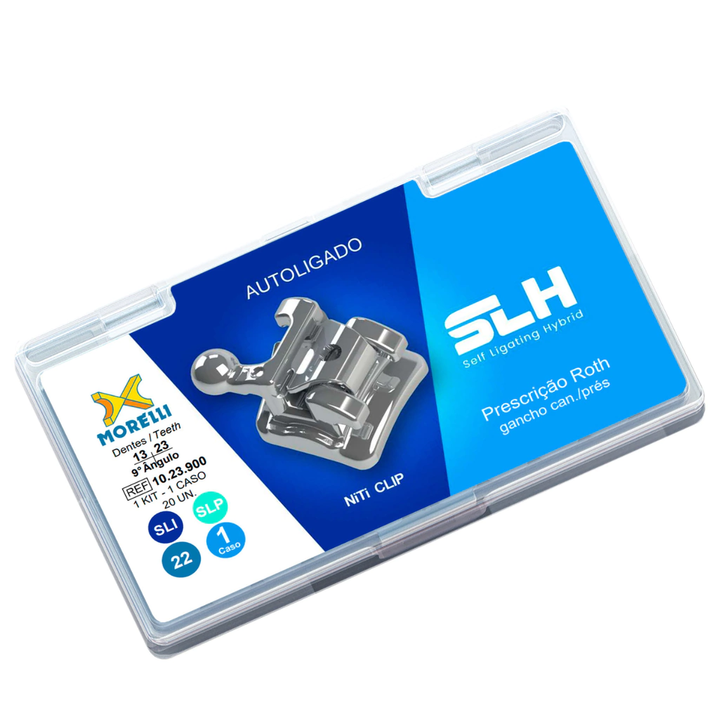 Brackets Autoligado SLH Híbrido 10.23.900 Morelli