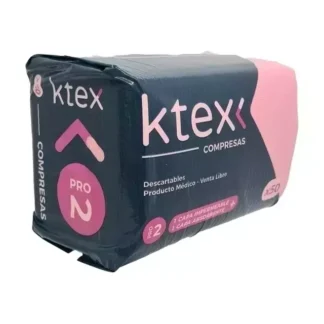 Compresas Descartables Ktex Paquete x 50