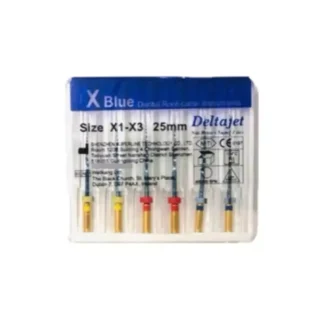 Limas X-Blue File X1-X3 Deltajet 25 mm x 6 Unidades