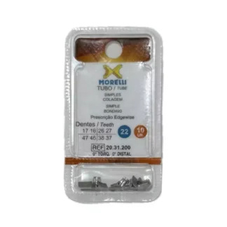 Tubo 0° Simple para Adherir 0.022 x 10 u. Morelli 20.31.200