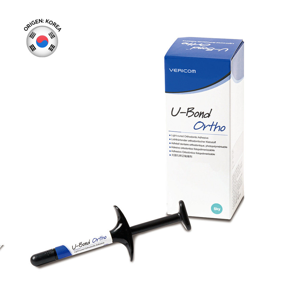 Cemento para brackets U-Bond Ortho, jeringa x 4g. Vericom