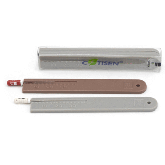 Regla endodóntica BF04, esterilizable en autoclave. Cotisen