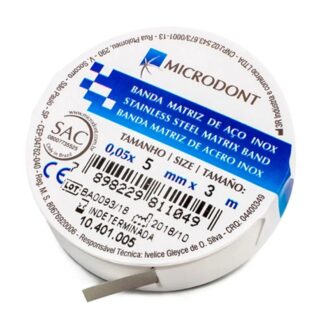 Rollo p/matriz de acero 0.05x5mm x 3m. Microdont