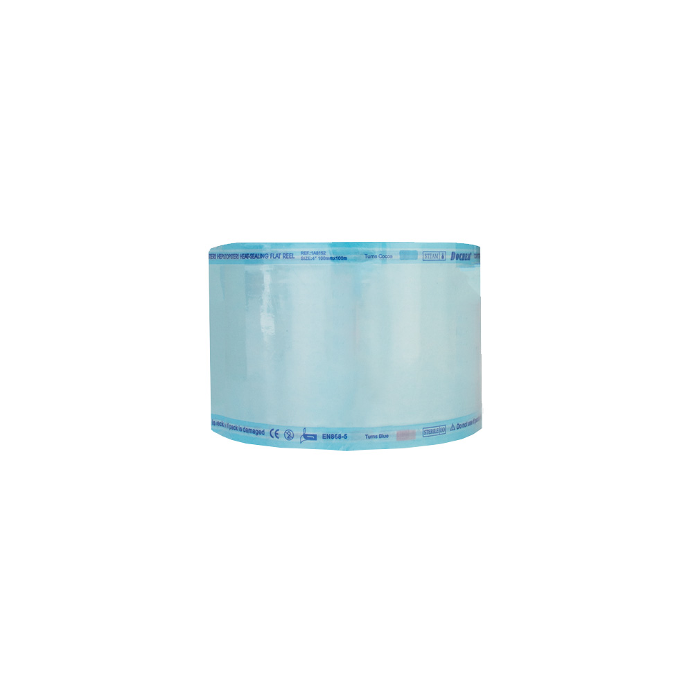 Rollo pouch para esterilización MJD0104, 10cm x 200m. Cotisen